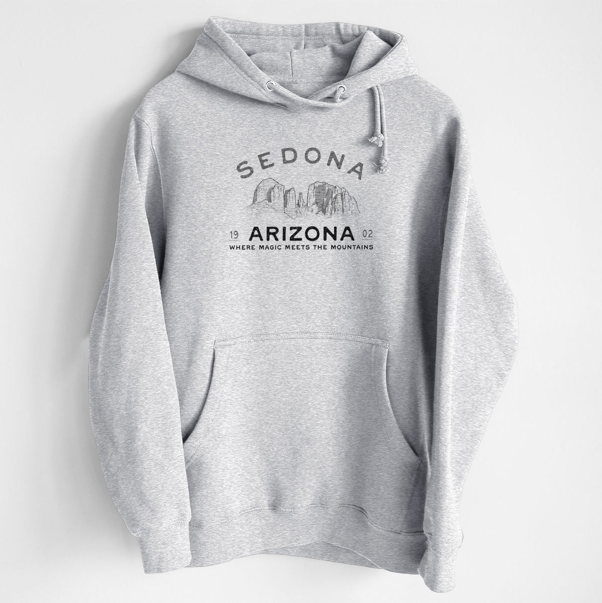 Sedona Arizona Cathedral Rock - Heavyweight Fleece Hoodie