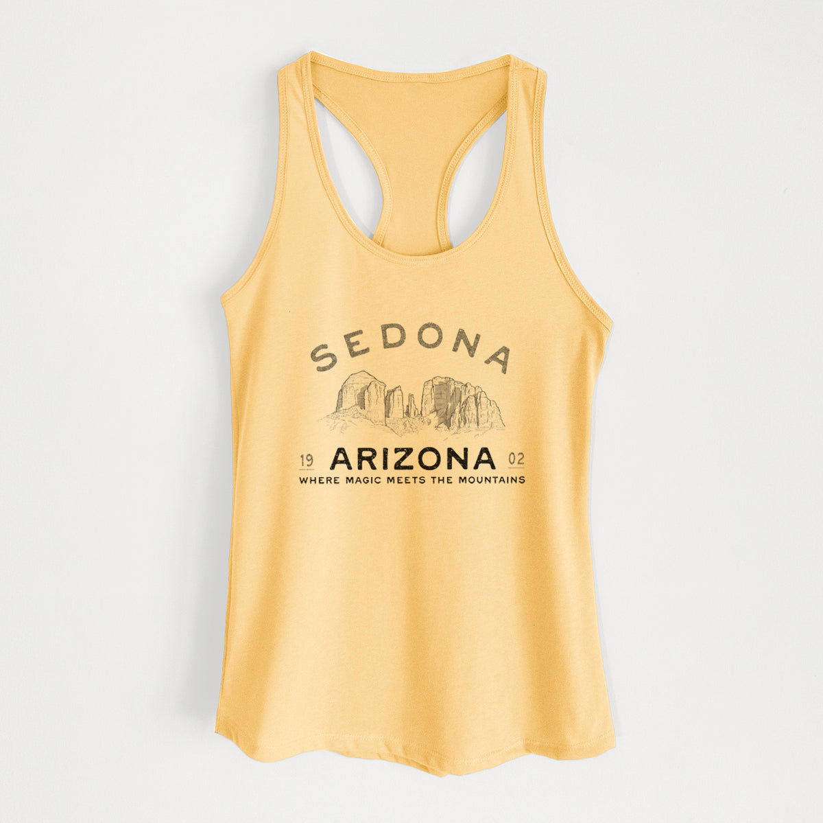 Sedona Arizona Cathedral Rock - Women's Racerback Tanktop