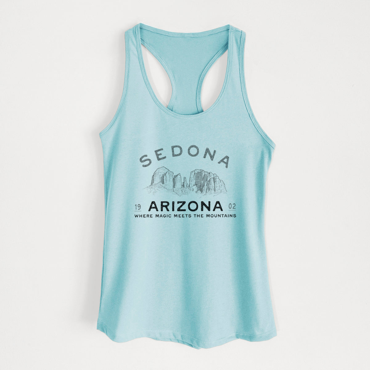 Sedona Arizona Cathedral Rock - Women's Racerback Tanktop