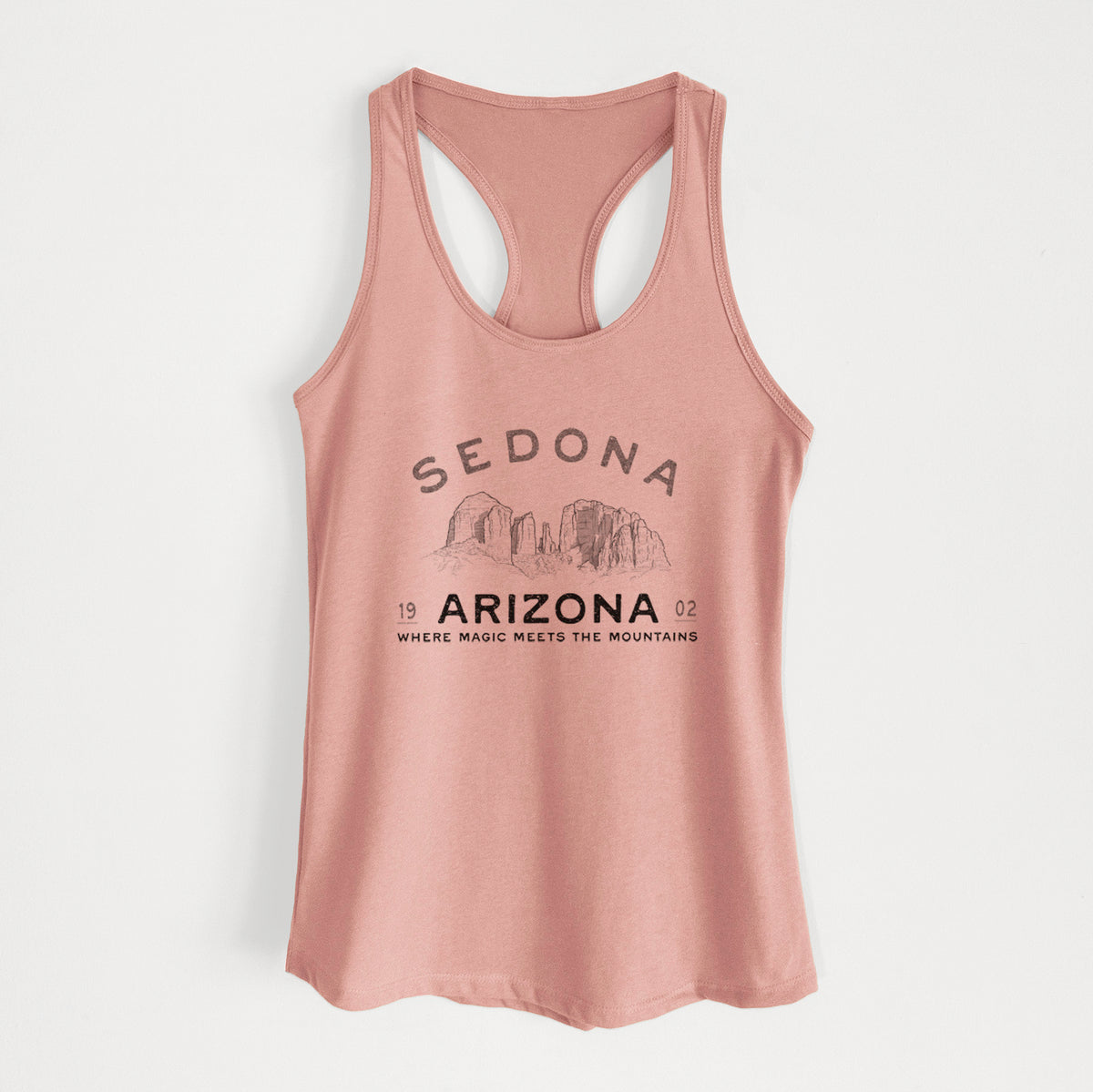 Sedona Arizona Cathedral Rock - Women's Racerback Tanktop