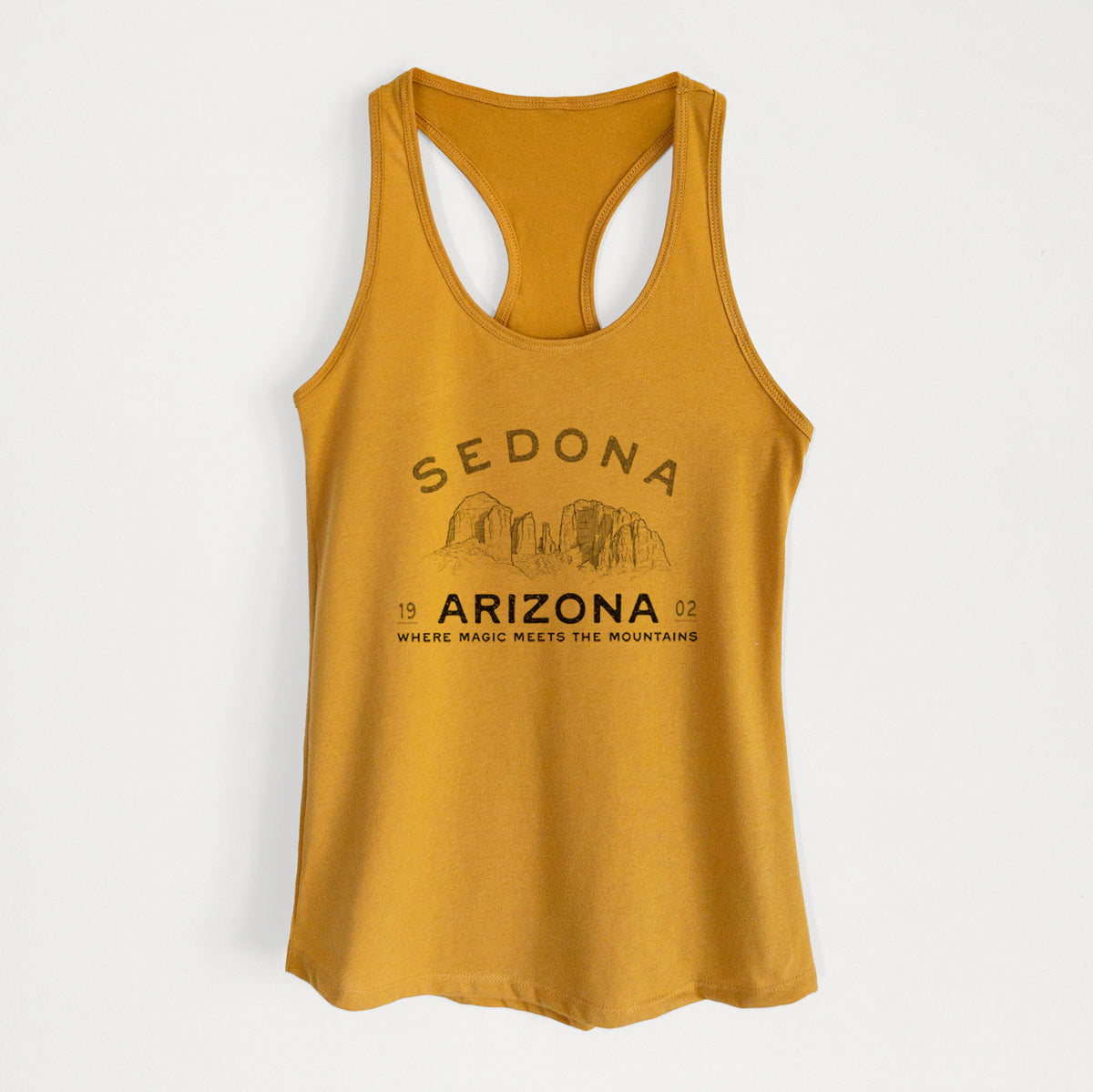 Sedona Arizona Cathedral Rock - Women's Racerback Tanktop