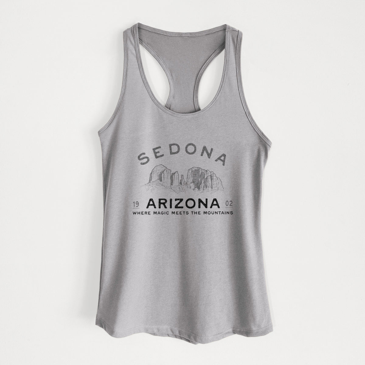 Sedona Arizona Cathedral Rock - Women's Racerback Tanktop