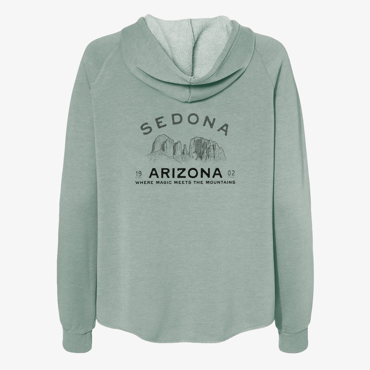 Sedona Arizona Cathedral Rock - Women's Cali Wave Zip-Up Sweatshirt