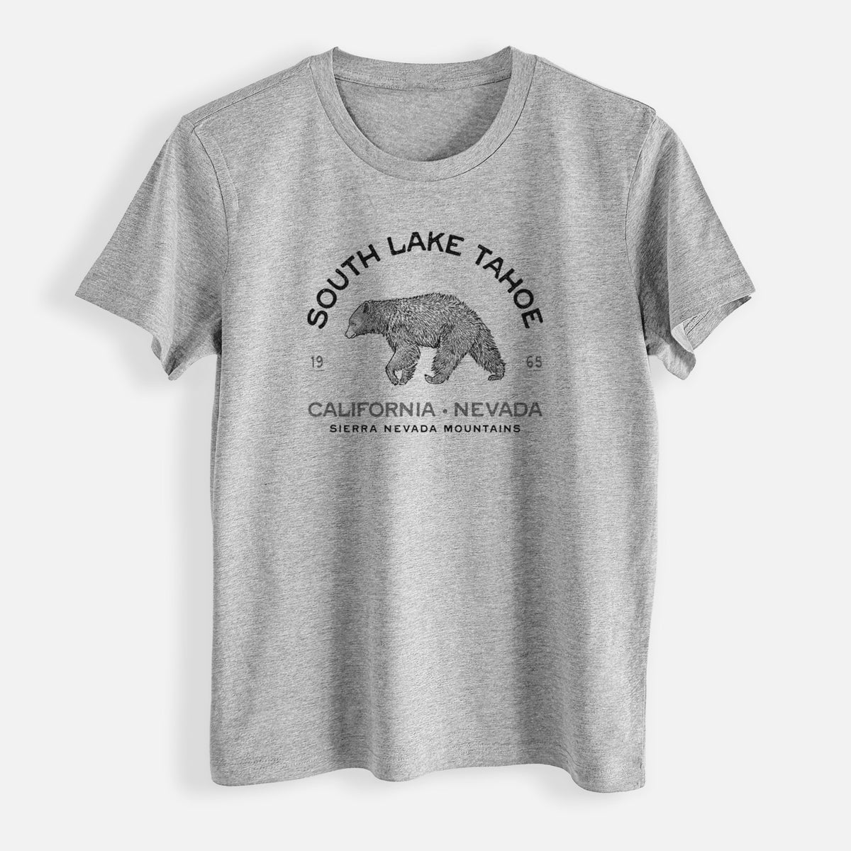 South Lake Tahoe Black Bear - Womens Everyday Maple Tee