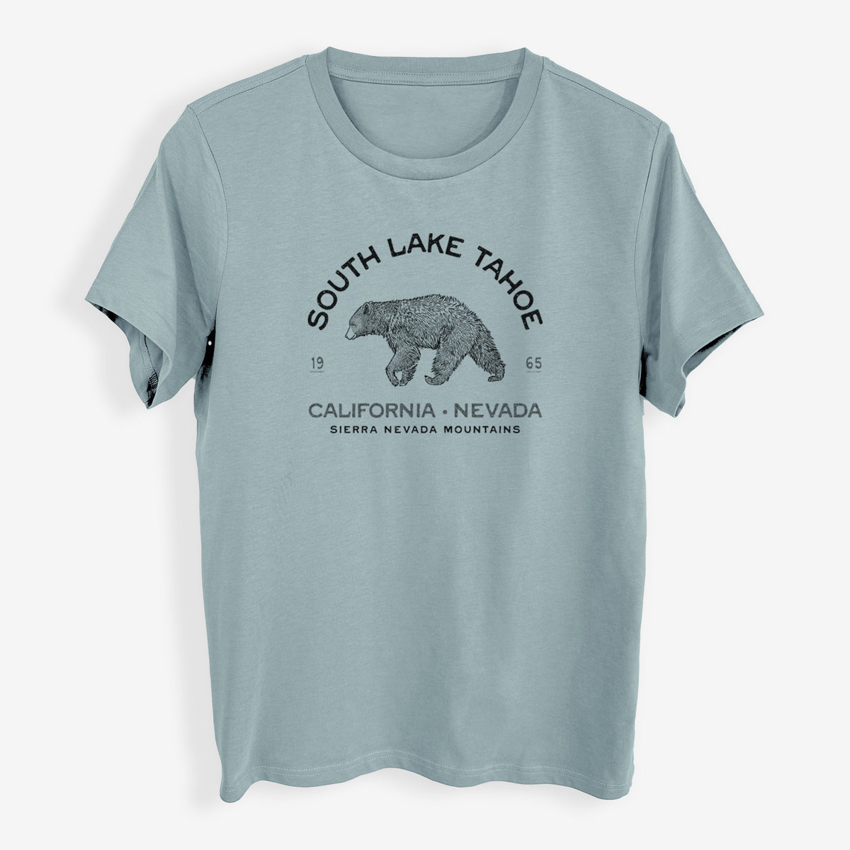 South Lake Tahoe Black Bear - Womens Everyday Maple Tee