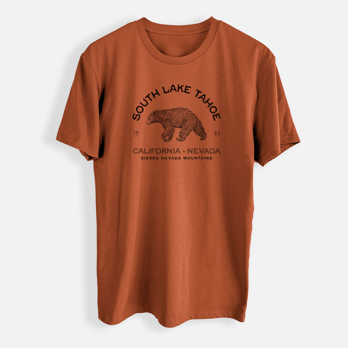 South Lake Tahoe Black Bear - Mens Everyday Staple Tee