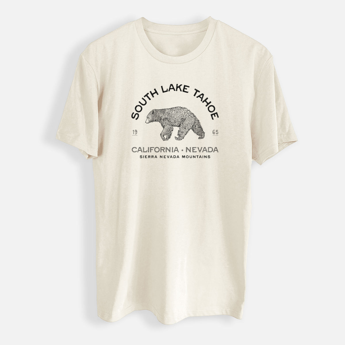 South Lake Tahoe Black Bear - Mens Everyday Staple Tee