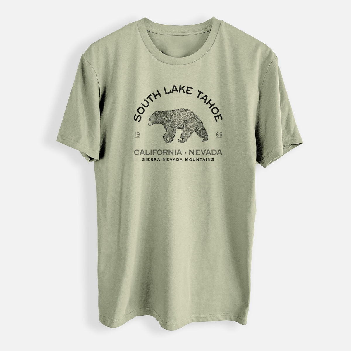 South Lake Tahoe Black Bear - Mens Everyday Staple Tee