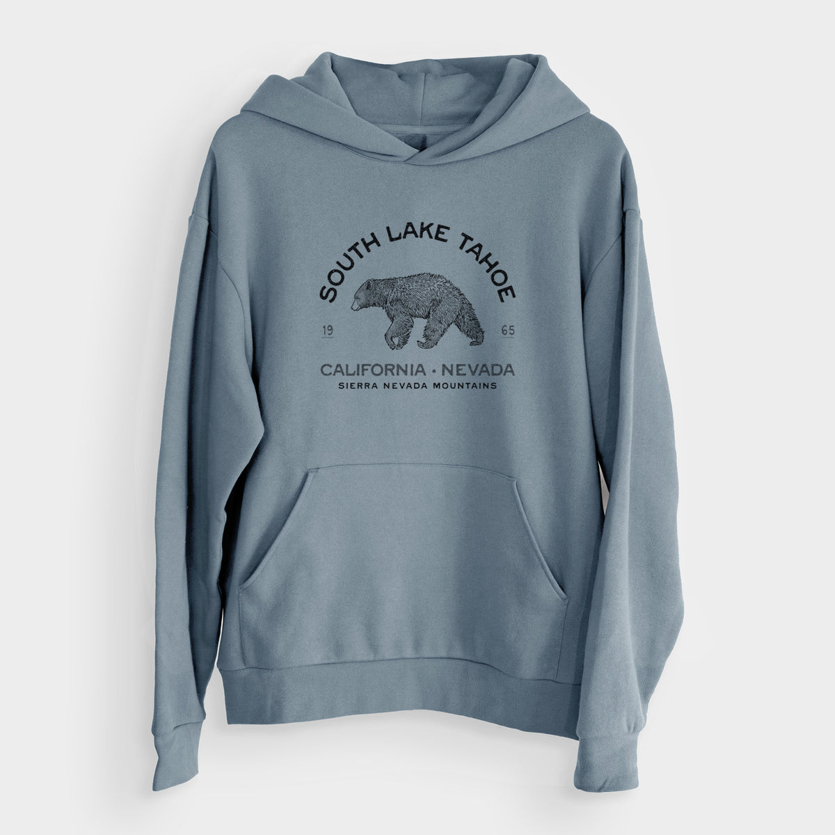 South Lake Tahoe Black Bear  - Bodega Midweight Hoodie