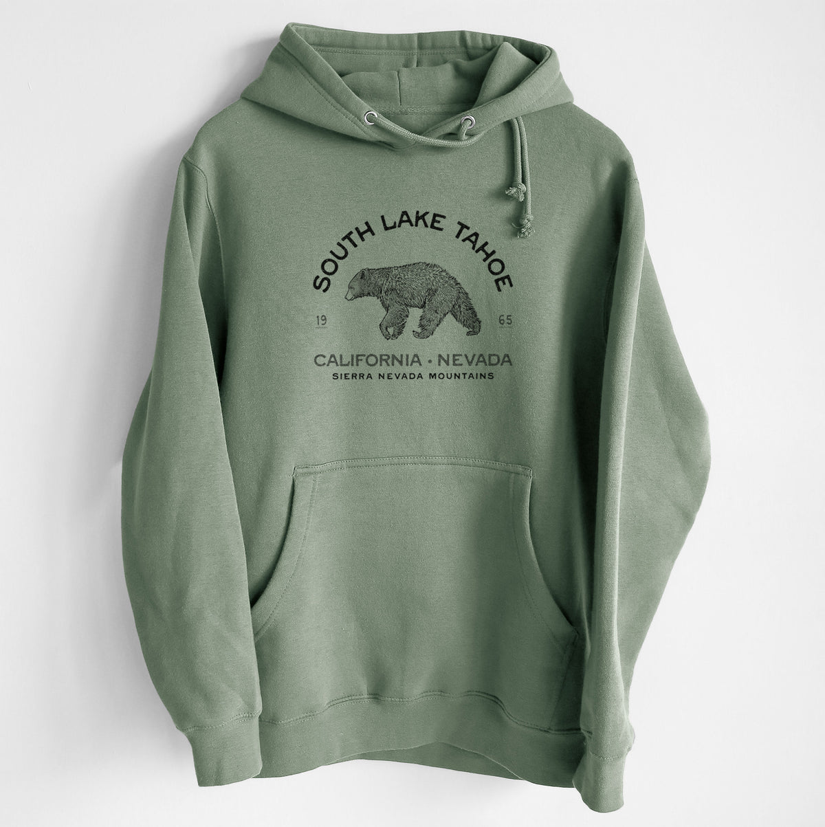 South Lake Tahoe Black Bear - Heavyweight Fleece Hoodie