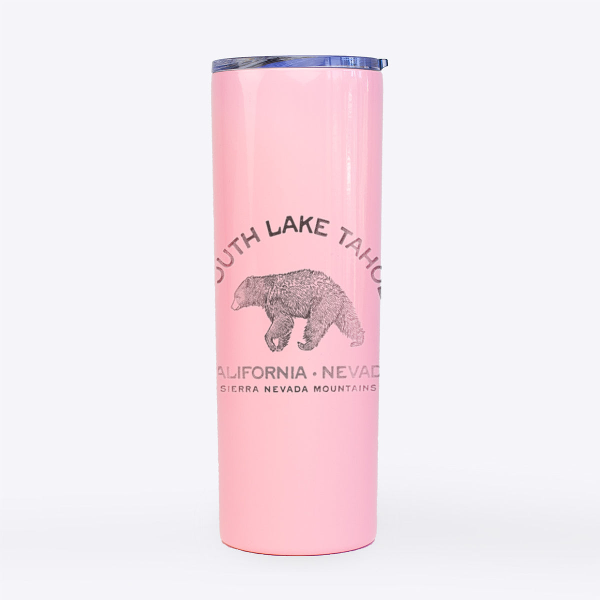 South Lake Tahoe Black Bear - 20oz Skinny Tumbler