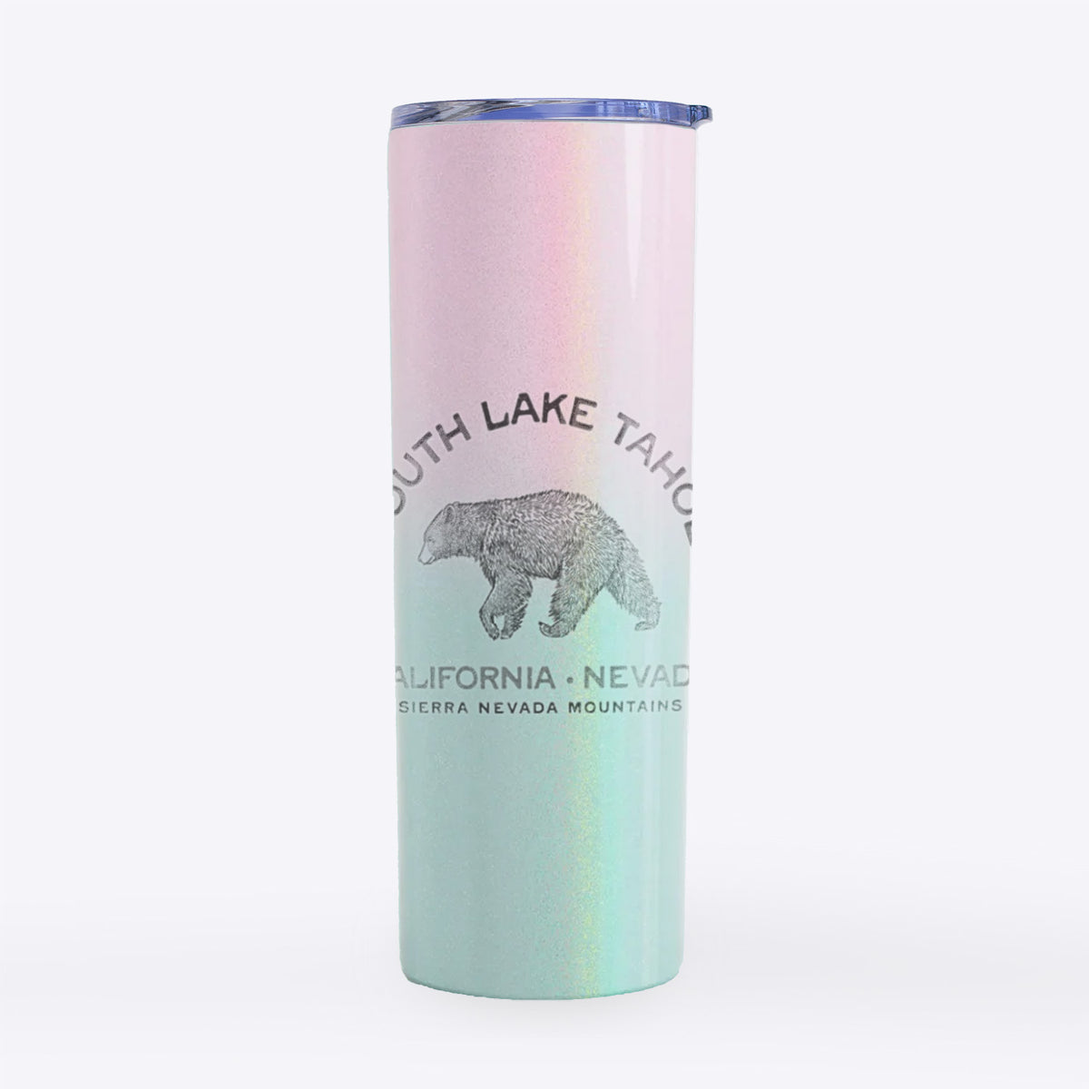 South Lake Tahoe Black Bear - 20oz Skinny Tumbler