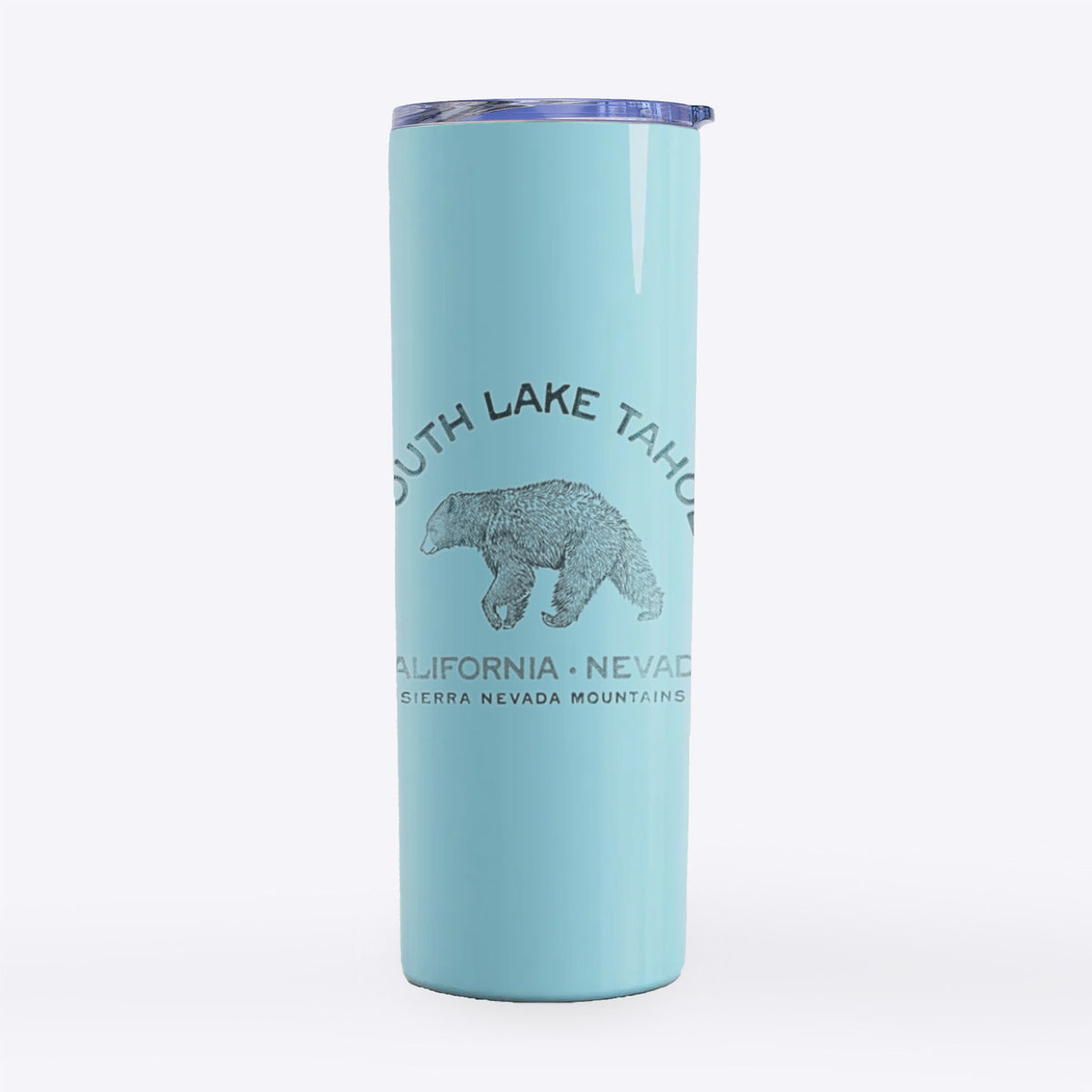 South Lake Tahoe Black Bear - 20oz Skinny Tumbler