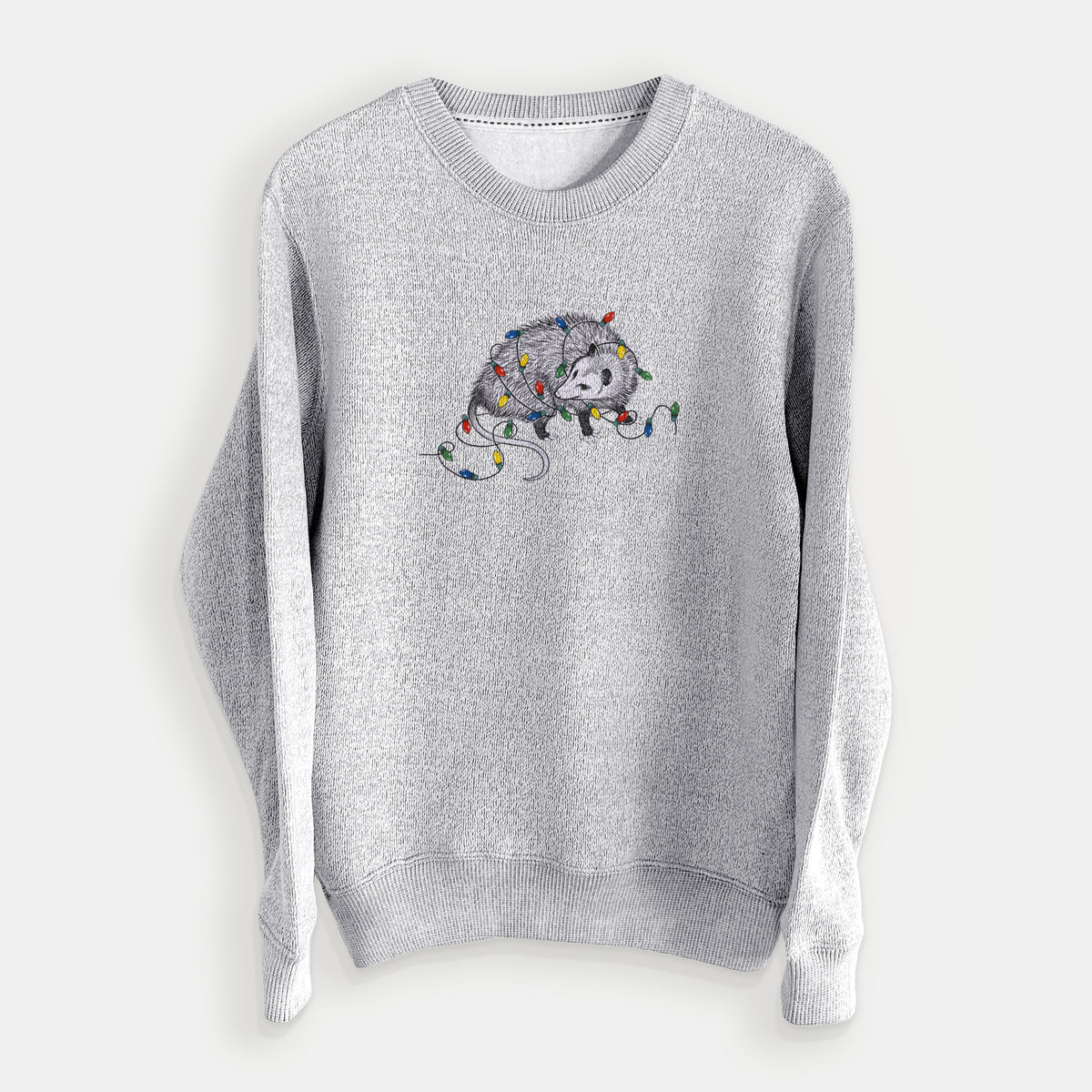 Christmas Opossum - Knit Sweatshirt