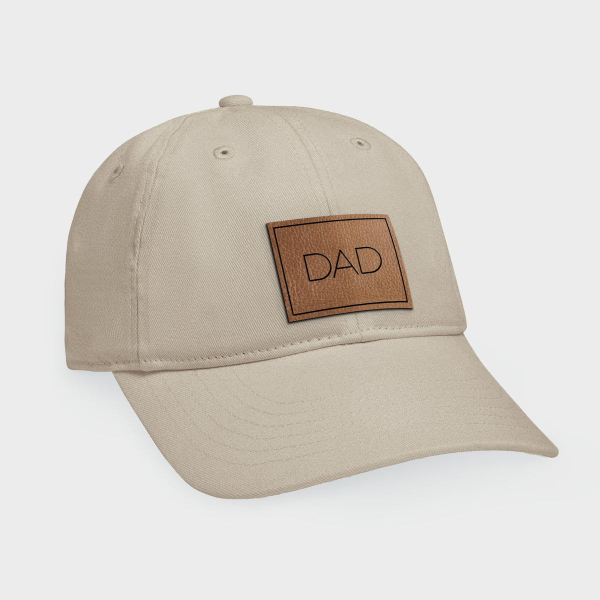 Dad Boxed Baseball Hat - 100% Organic Cotton Baseball Cap