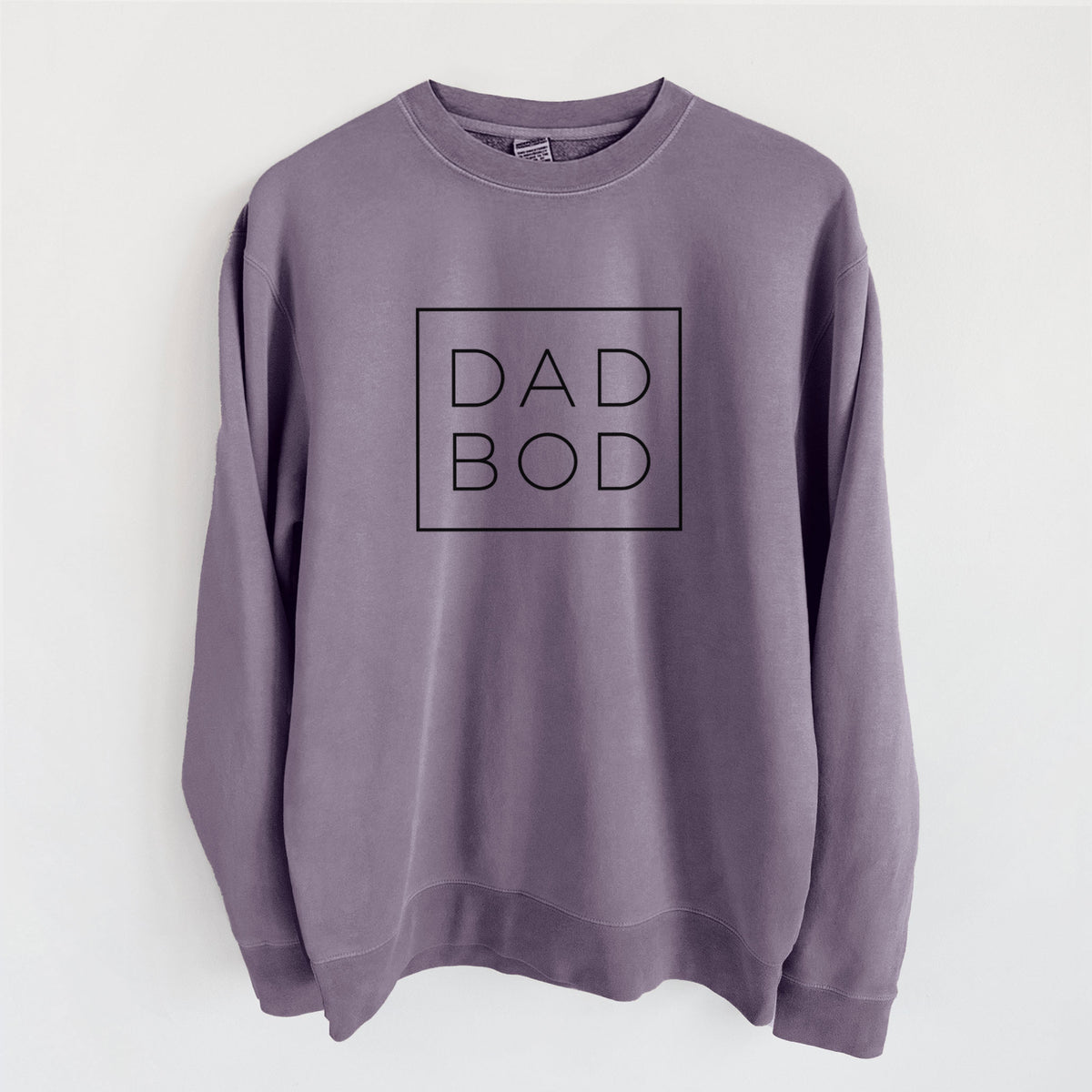 Dad Bod Boxed - Unisex Pigment Dyed Crew Sweatshirt