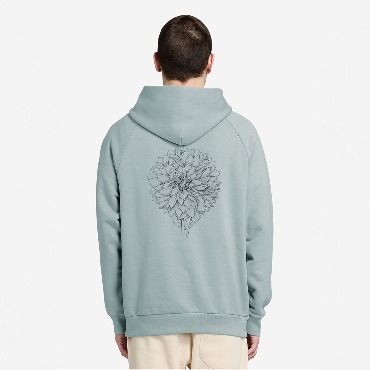 Dahlia Cafe Au Lait - UltraLuxe Heavyweight French Terry Hoodie