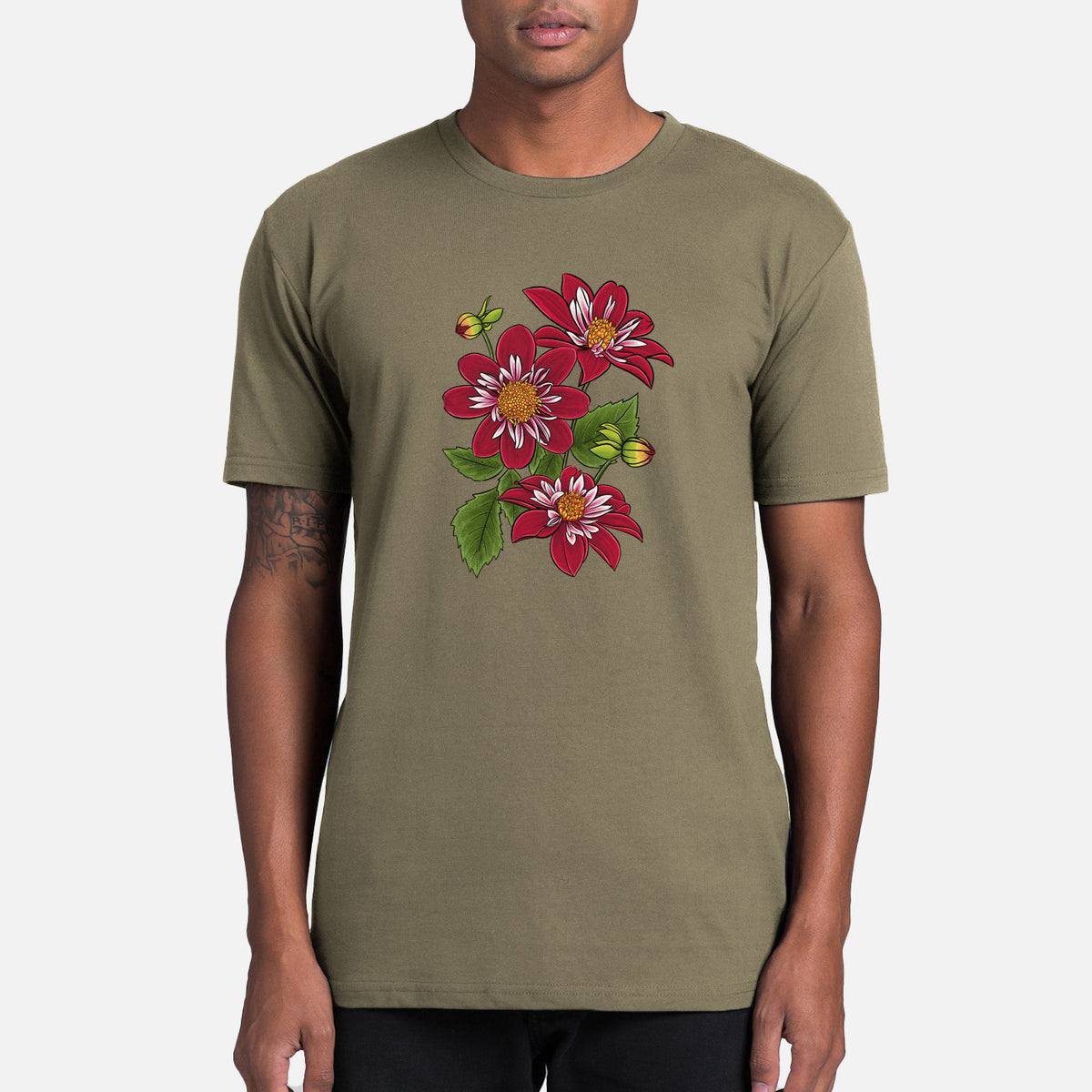 Dahlia Collarette - Night Butterfly - Mens Everyday Staple Tee