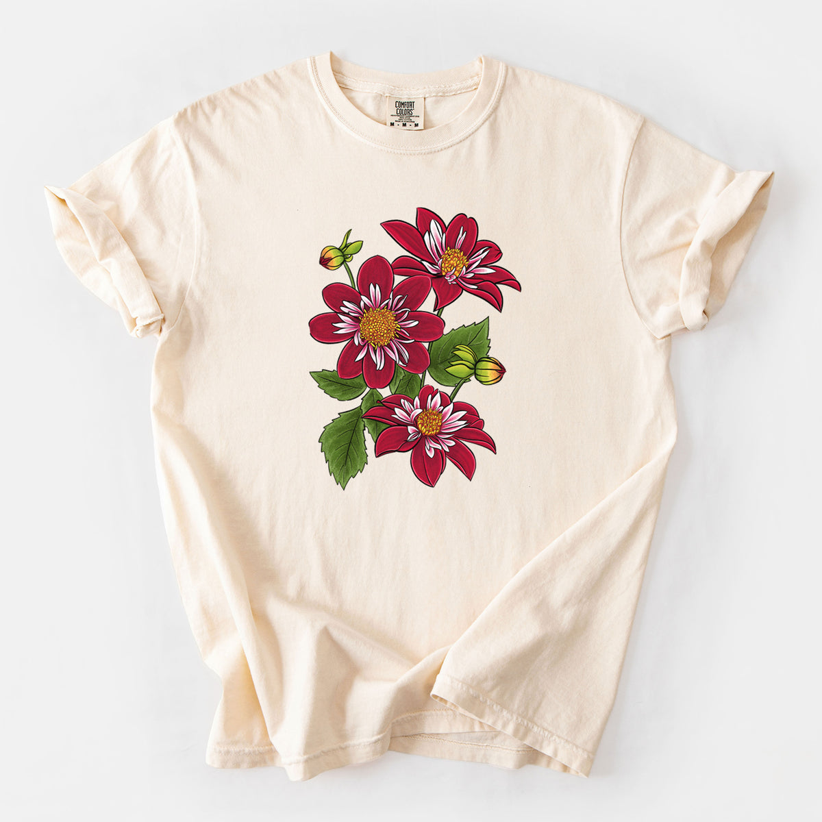 Dahlia Collarette - Night Butterfly - Unisex Comfort Colors Garment-Dyed Heavyweight T-shirt
