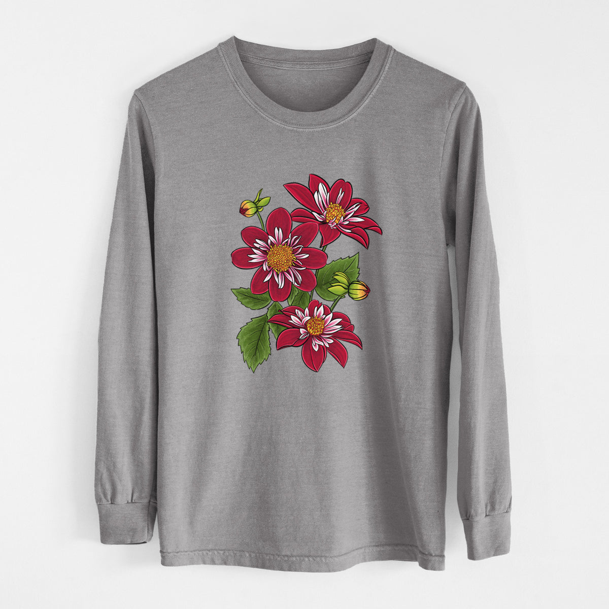 Dahlia Collarette - Night Butterfly - Heavyweight 100% Cotton Long Sleeve