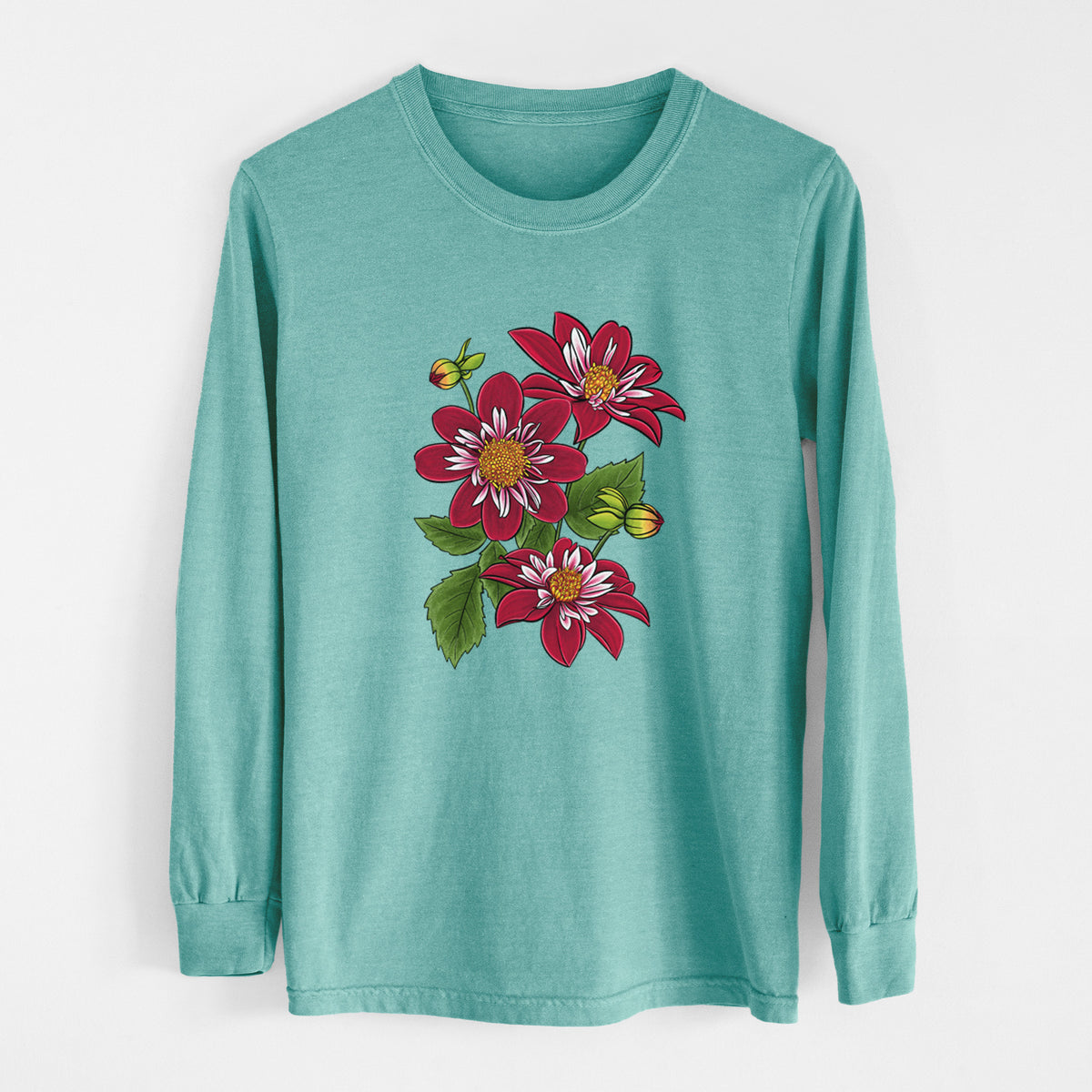 Dahlia Collarette - Night Butterfly - Heavyweight 100% Cotton Long Sleeve