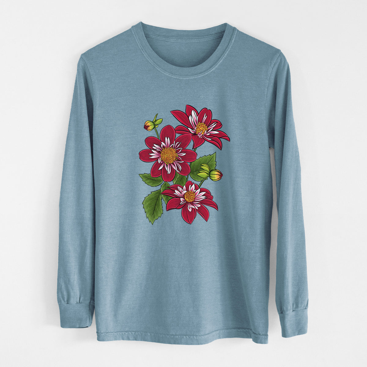 Dahlia Collarette - Night Butterfly - Heavyweight 100% Cotton Long Sleeve