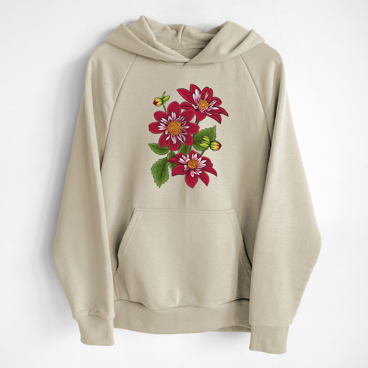 Dahlia Collarette - Night Butterfly - UltraLuxe Heavyweight French Terry Hoodie
