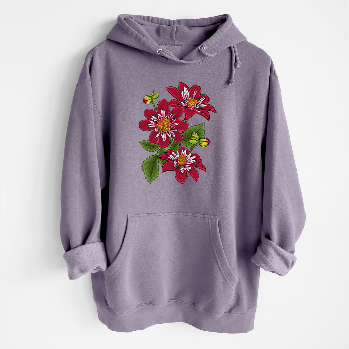 Dahlia Collarette - Night Butterfly - Heavyweight Fleece Hoodie