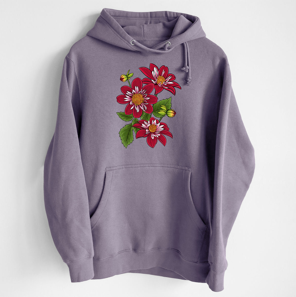 Dahlia Collarette - Night Butterfly - Heavyweight Fleece Hoodie