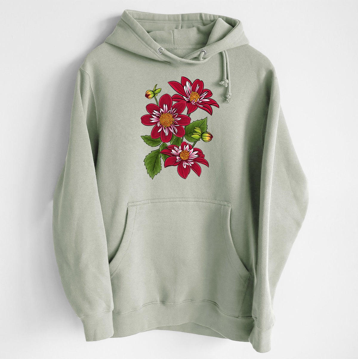 Dahlia Collarette - Night Butterfly - Heavyweight Fleece Hoodie