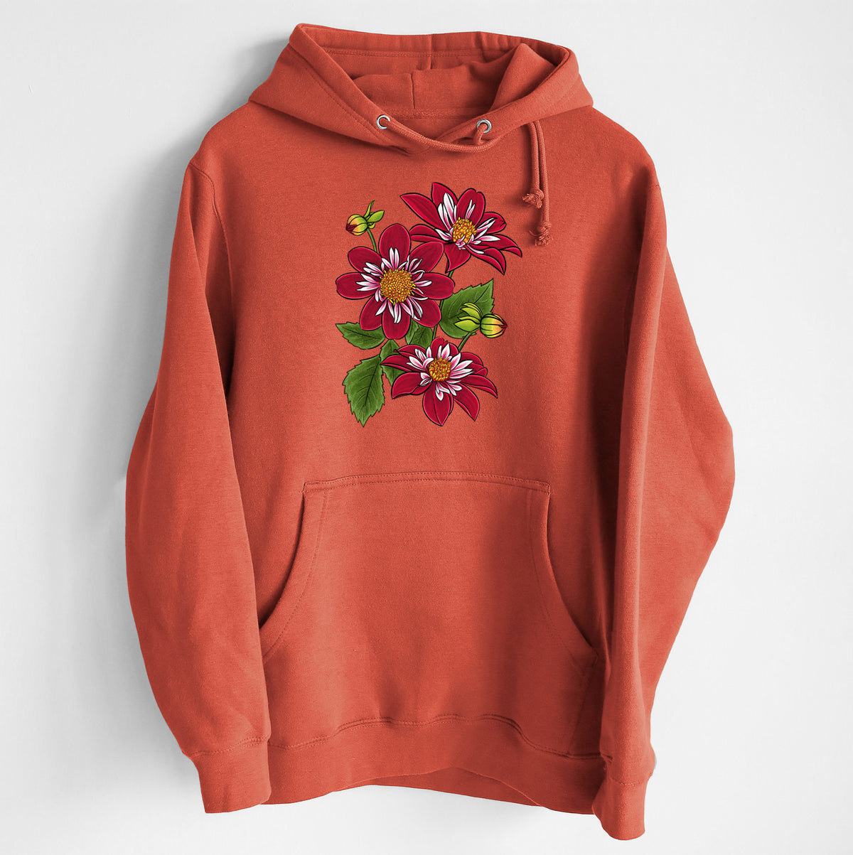 Dahlia Collarette - Night Butterfly - Heavyweight Fleece Hoodie
