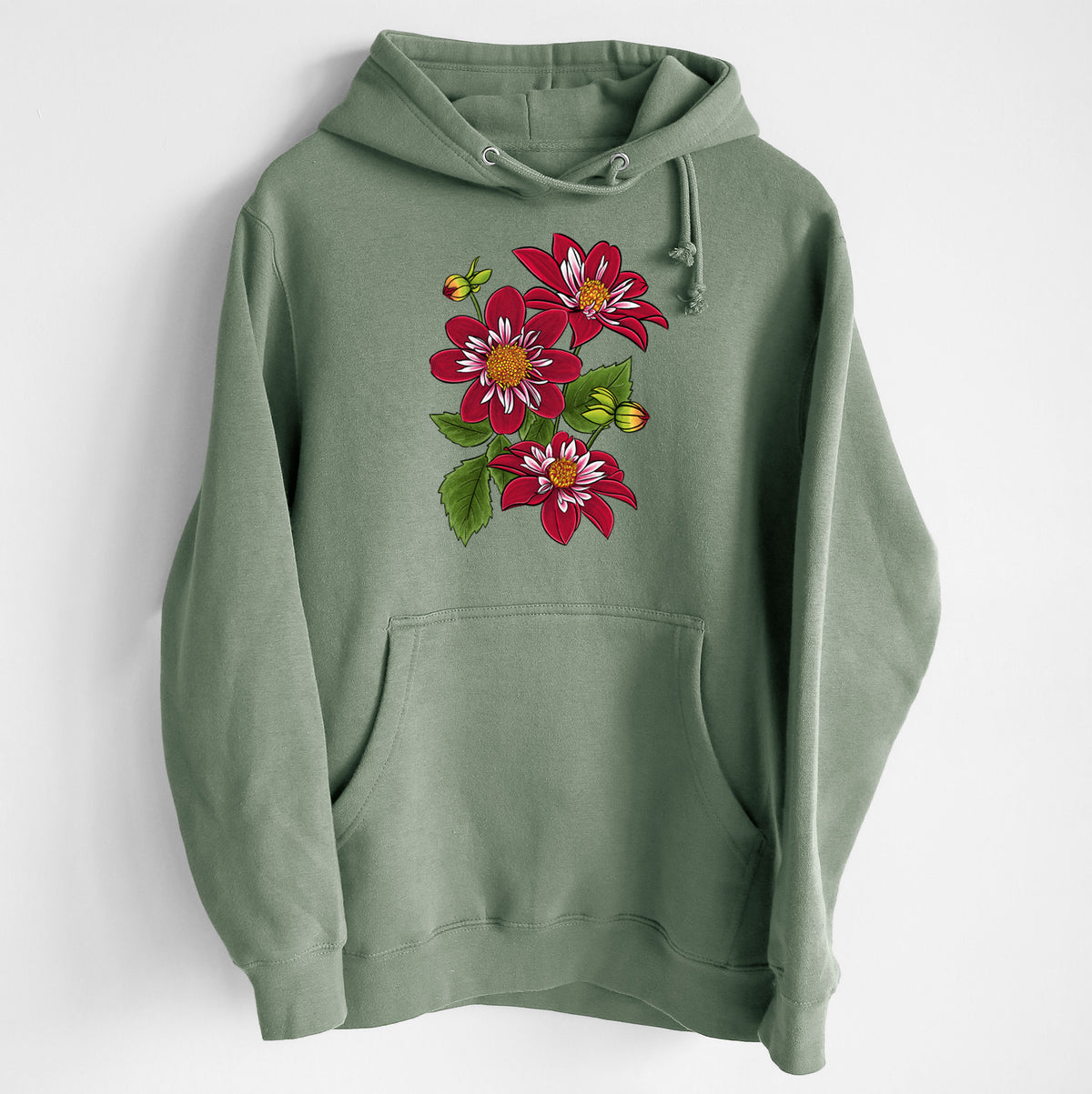 Dahlia Collarette - Night Butterfly - Heavyweight Fleece Hoodie