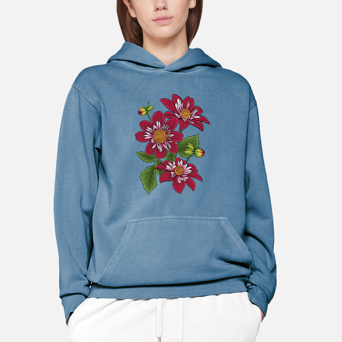 Dahlia Collarette - Night Butterfly  - Urban Heavyweight Hoodie