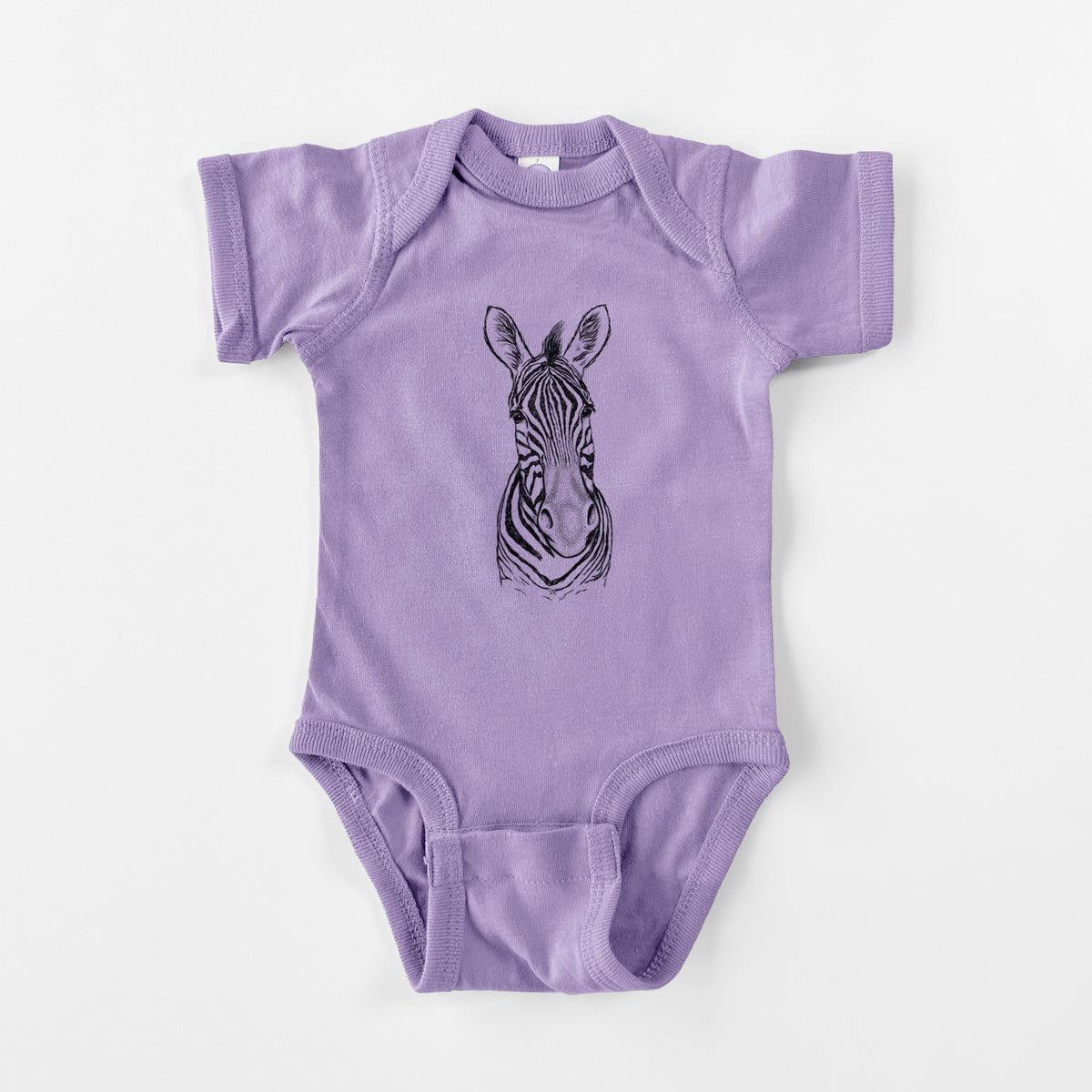 Damara Zebra - Equus quagga antiquorum - Baby Fine Jersey Bodysuit