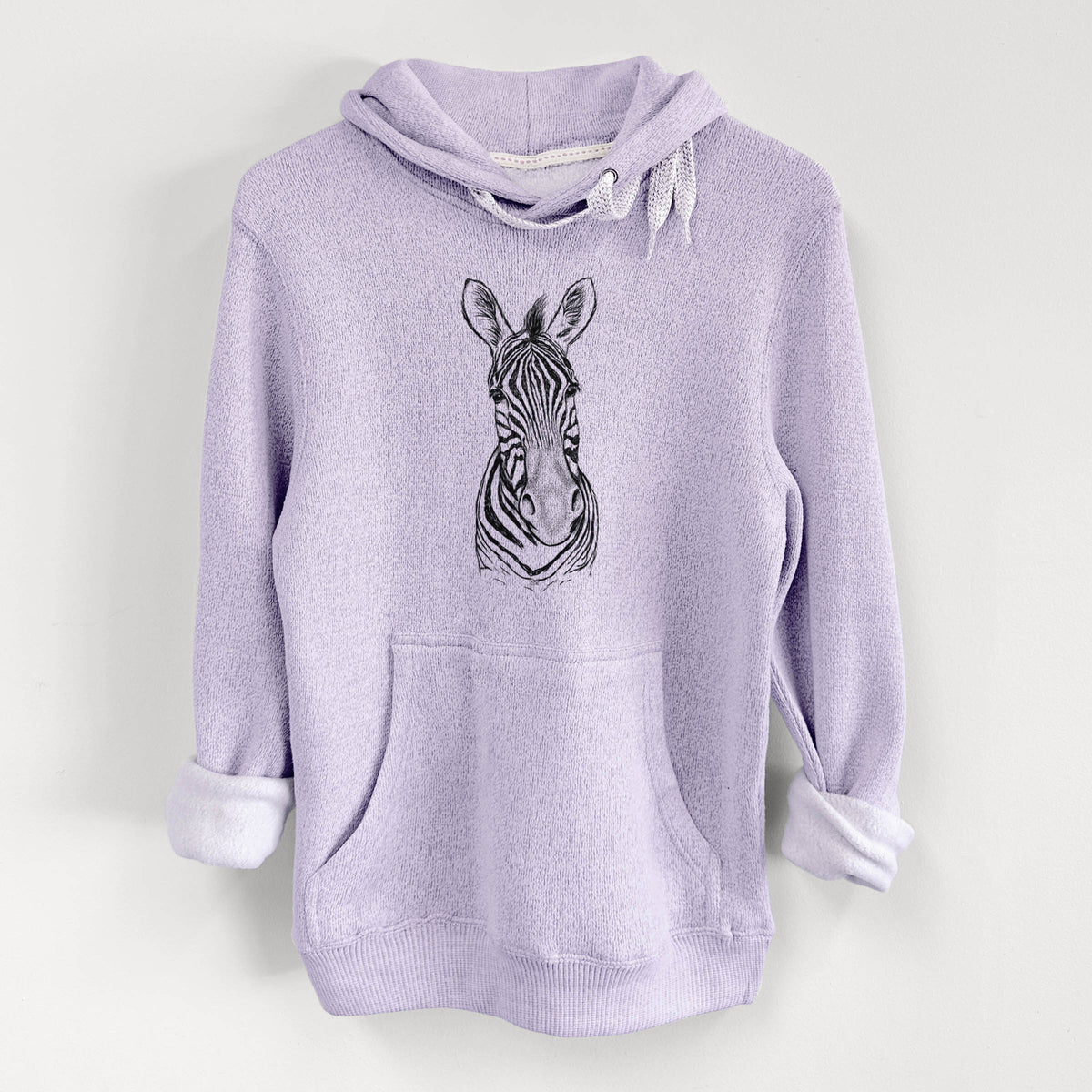 Damara Zebra - Equus quagga antiquorum - Knit Hoodie