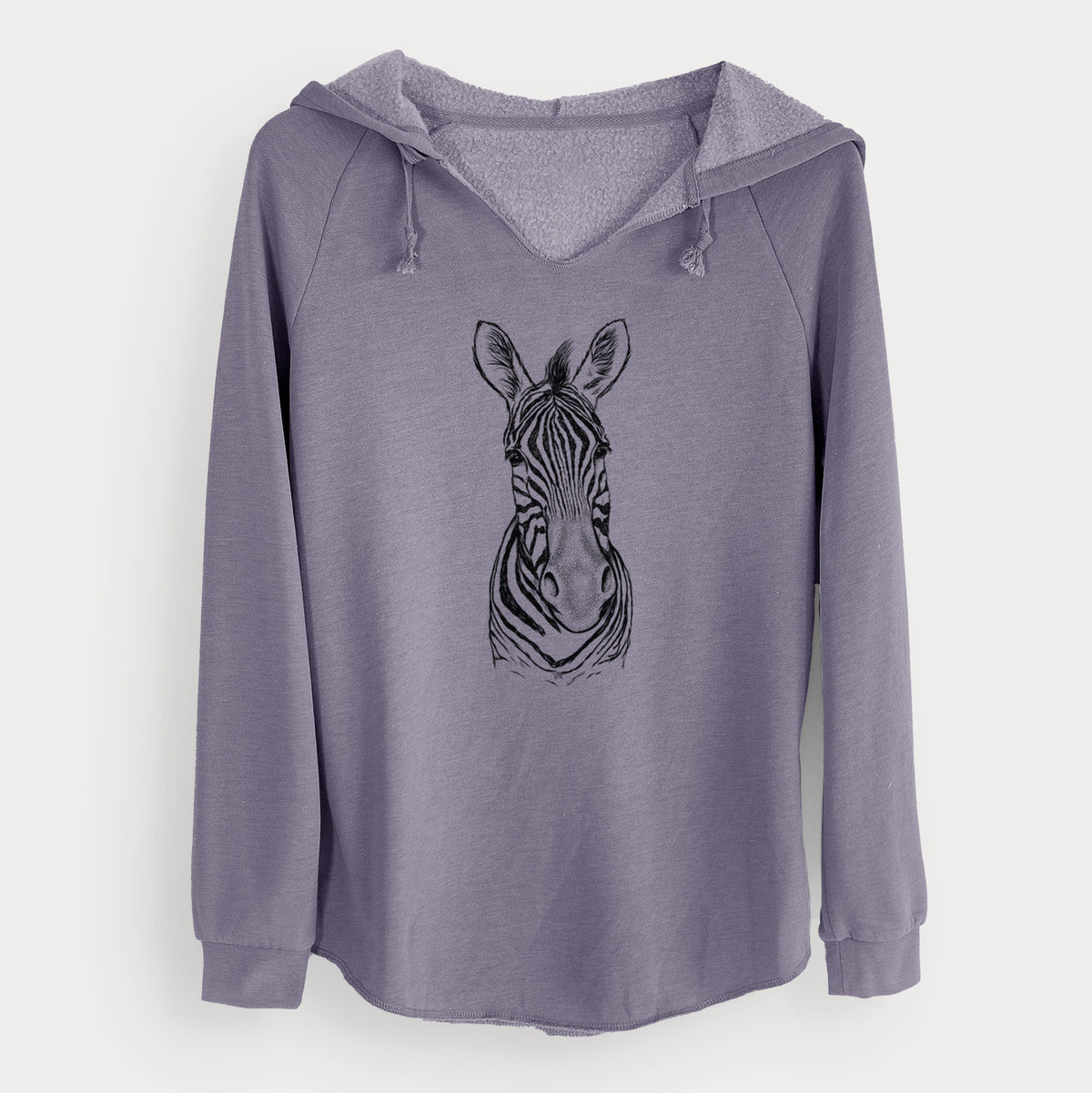Damara Zebra - Equus quagga antiquorum - Cali Wave Hooded Sweatshirt