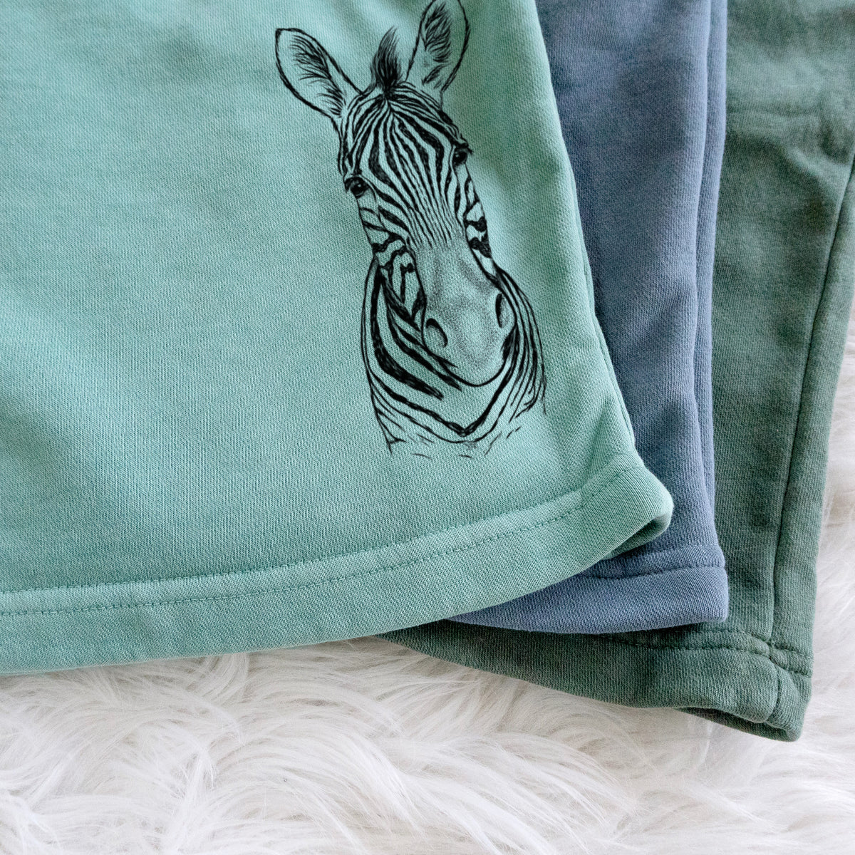 Damara Zebra - Equus quagga antiquorum - Unisex Pigment Dyed Shorts