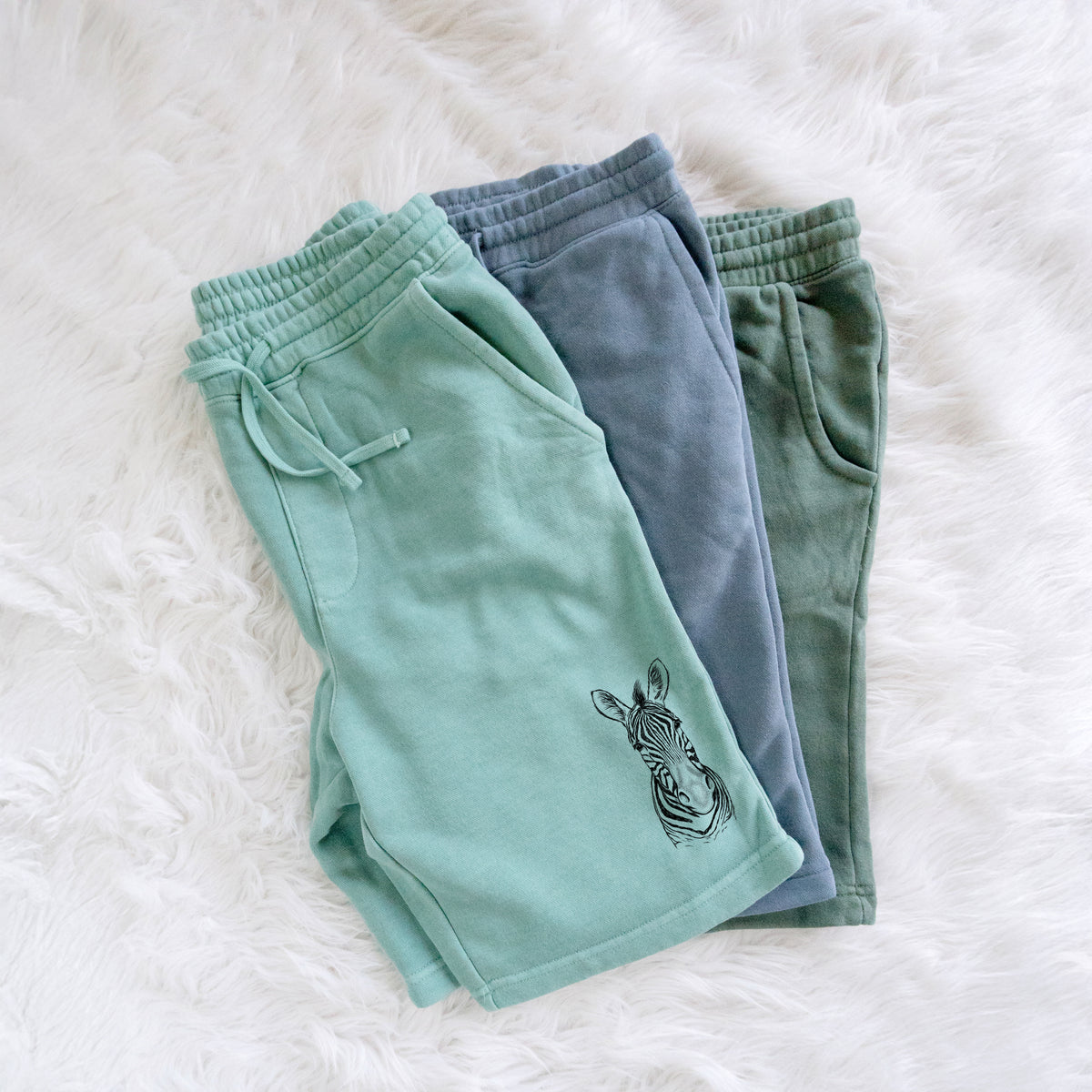 Damara Zebra - Equus quagga antiquorum - Unisex Pigment Dyed Shorts