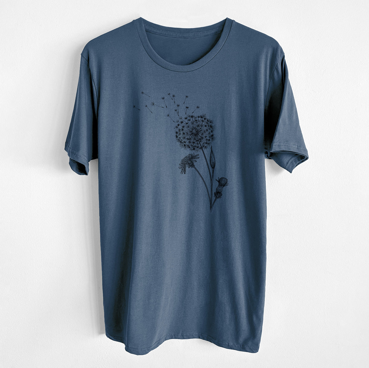 CLOSEOUT - Common Dandelion - Taraxacum officinale - Unisex Crewneck - Made in USA - 100% Organic Cotton