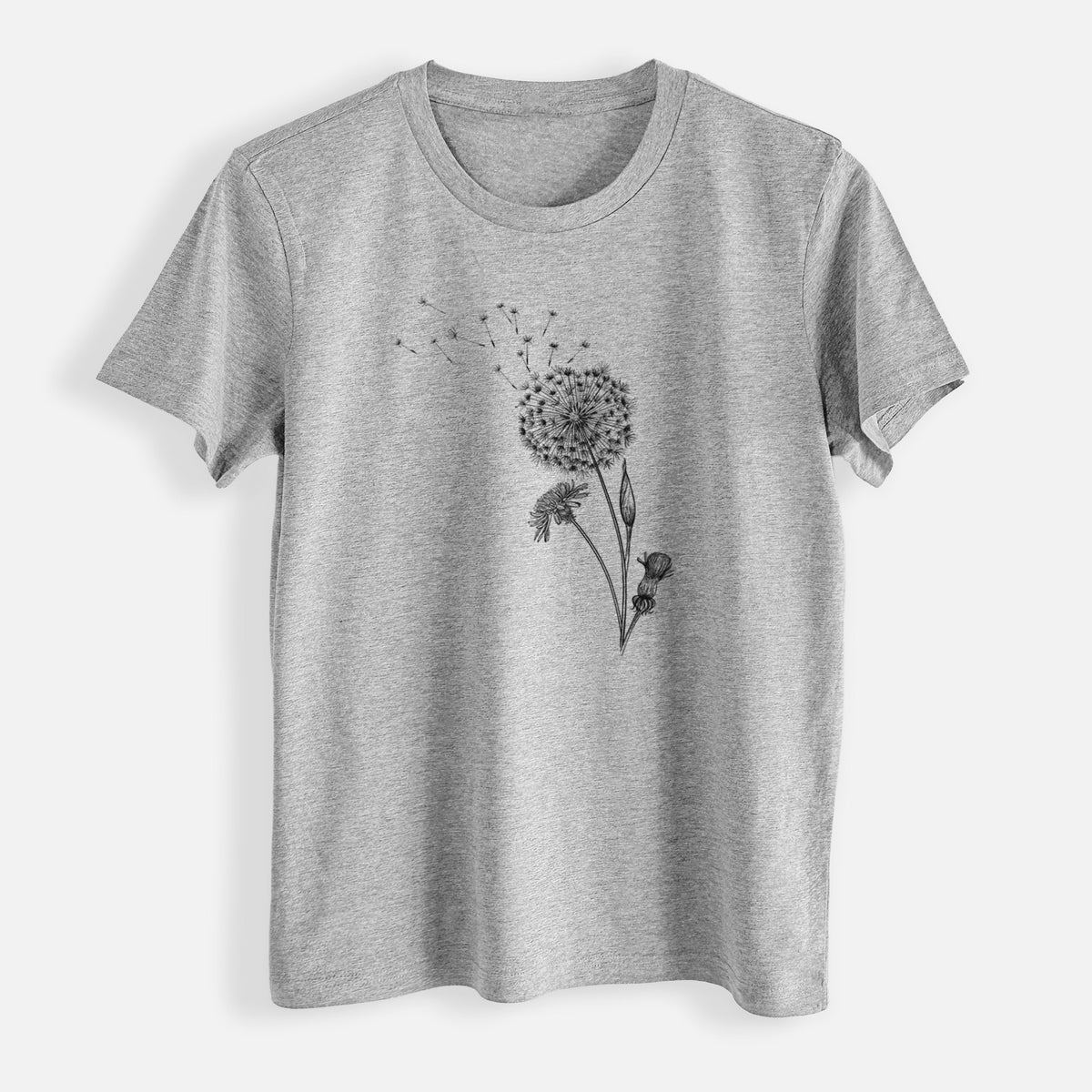 Common Dandelion - Taraxacum officinale - Womens Everyday Maple Tee