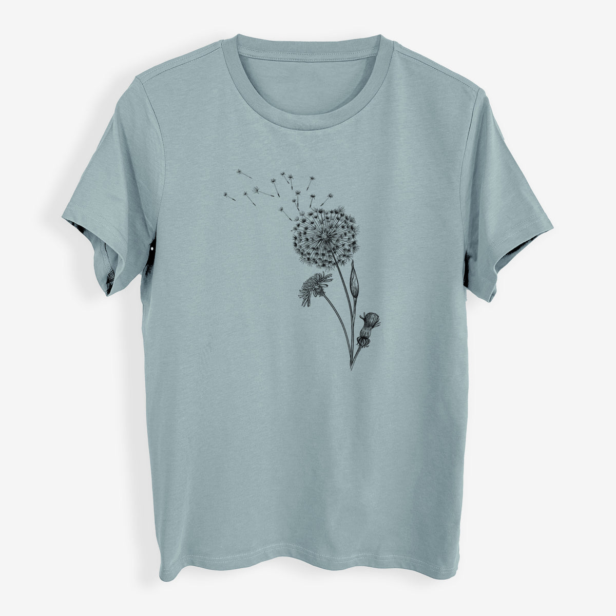 Common Dandelion - Taraxacum officinale - Womens Everyday Maple Tee