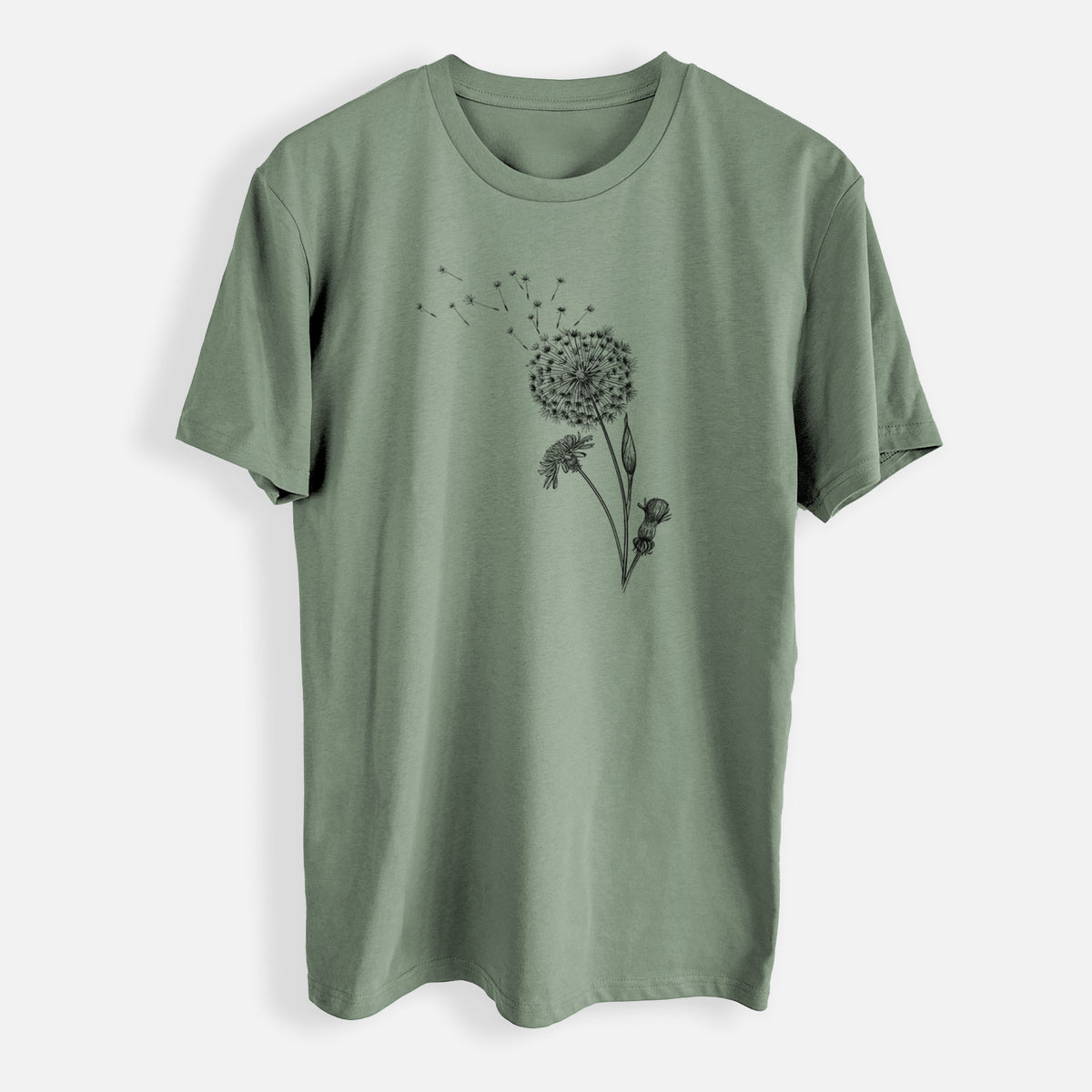 Common Dandelion - Taraxacum officinale - Mens Everyday Staple Tee