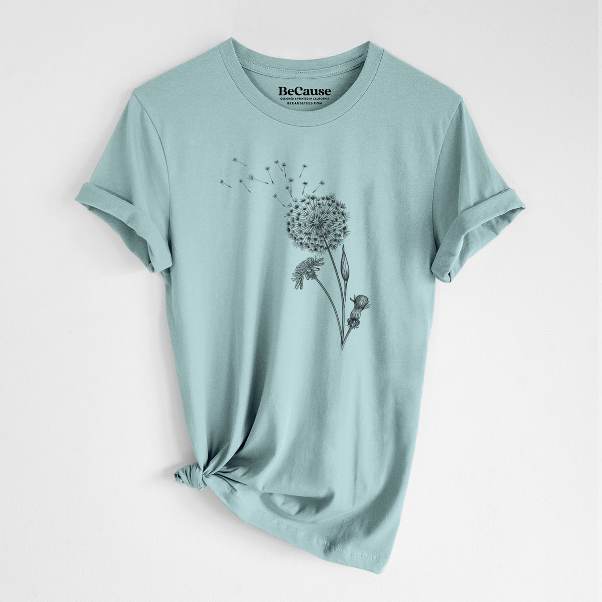 Common Dandelion - Taraxacum officinale - Lightweight 100% Cotton Unisex Crewneck