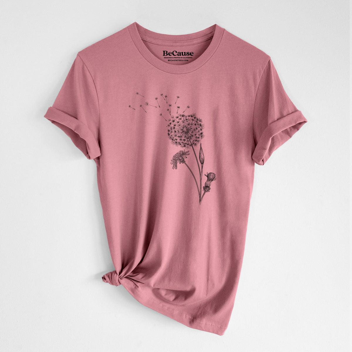 Common Dandelion - Taraxacum officinale - Lightweight 100% Cotton Unisex Crewneck