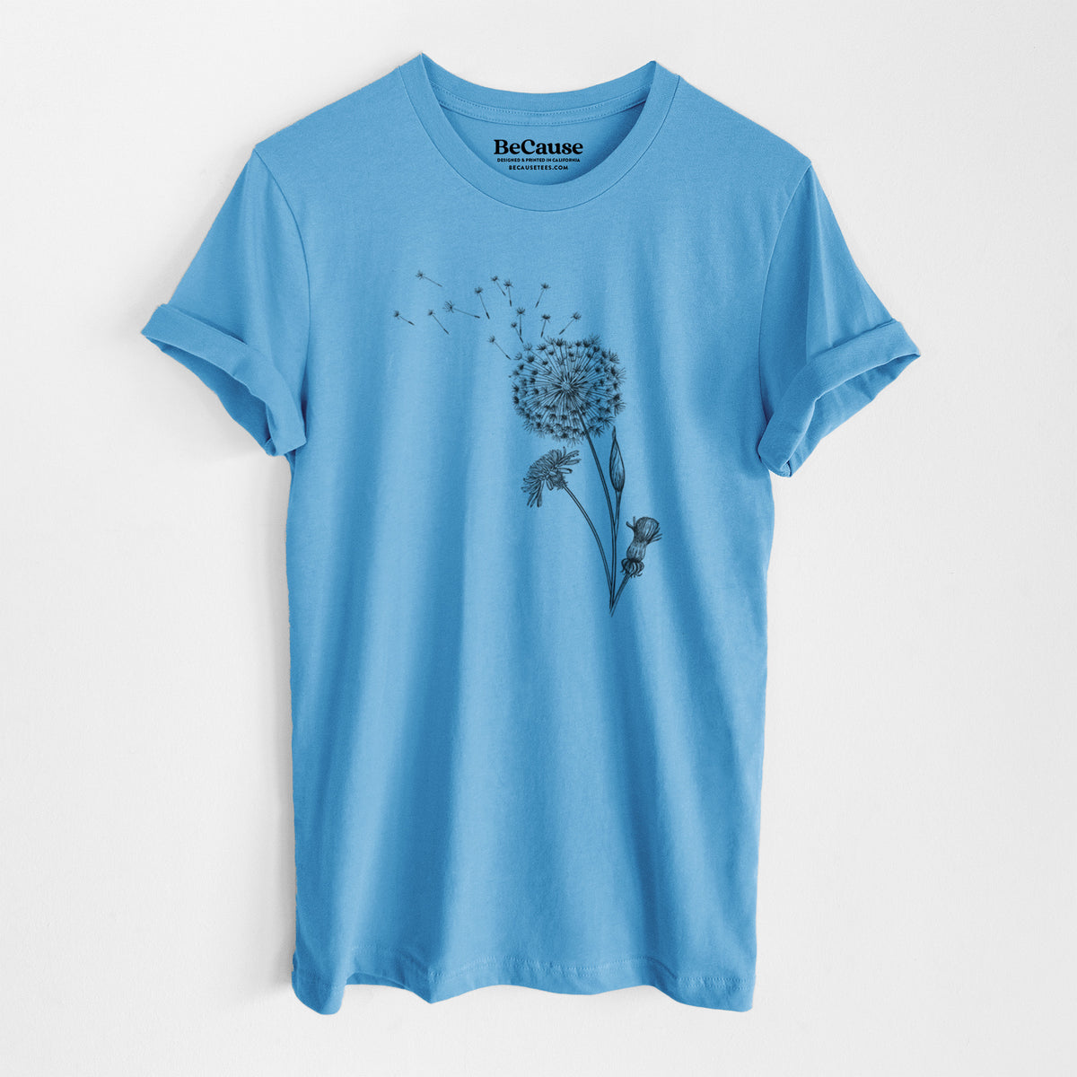 Common Dandelion - Taraxacum officinale - Lightweight 100% Cotton Unisex Crewneck