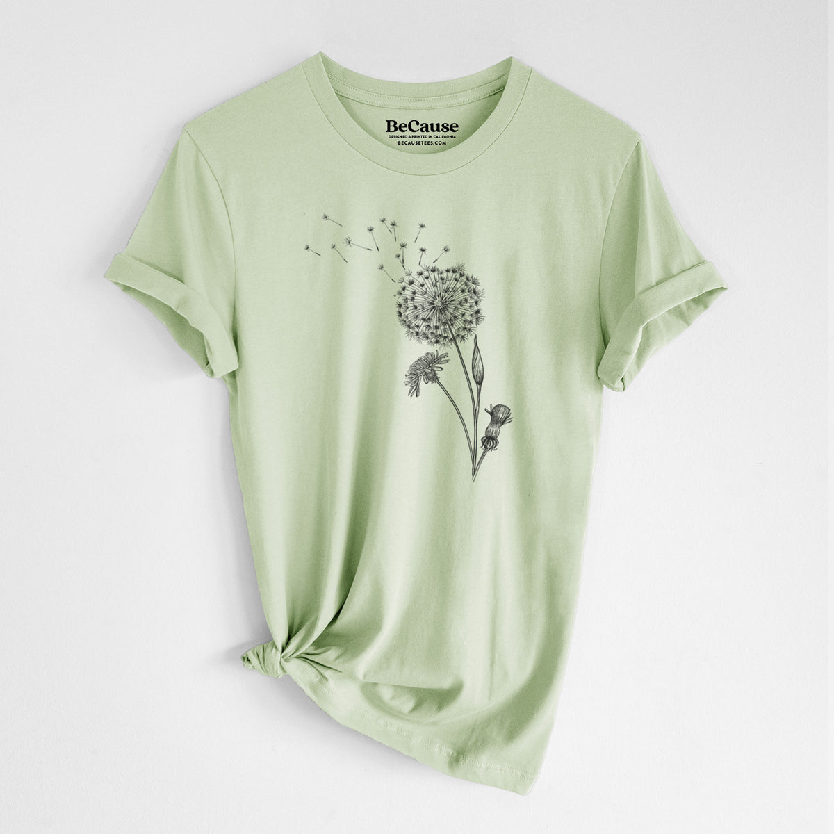 Common Dandelion - Taraxacum officinale - Lightweight 100% Cotton Unisex Crewneck