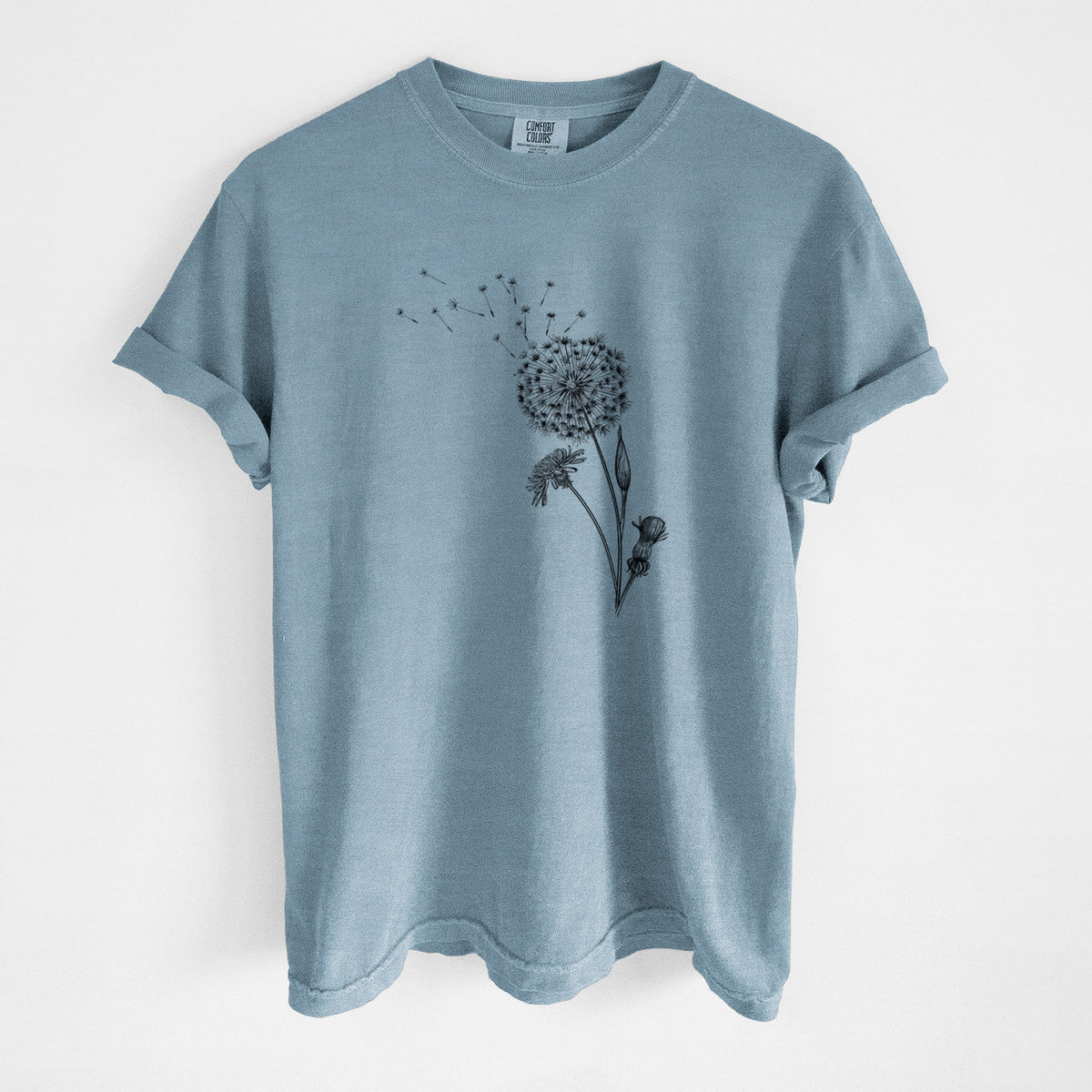 Common Dandelion - Taraxacum officinale - Unisex Comfort Colors Garment-Dyed Heavyweight T-shirt
