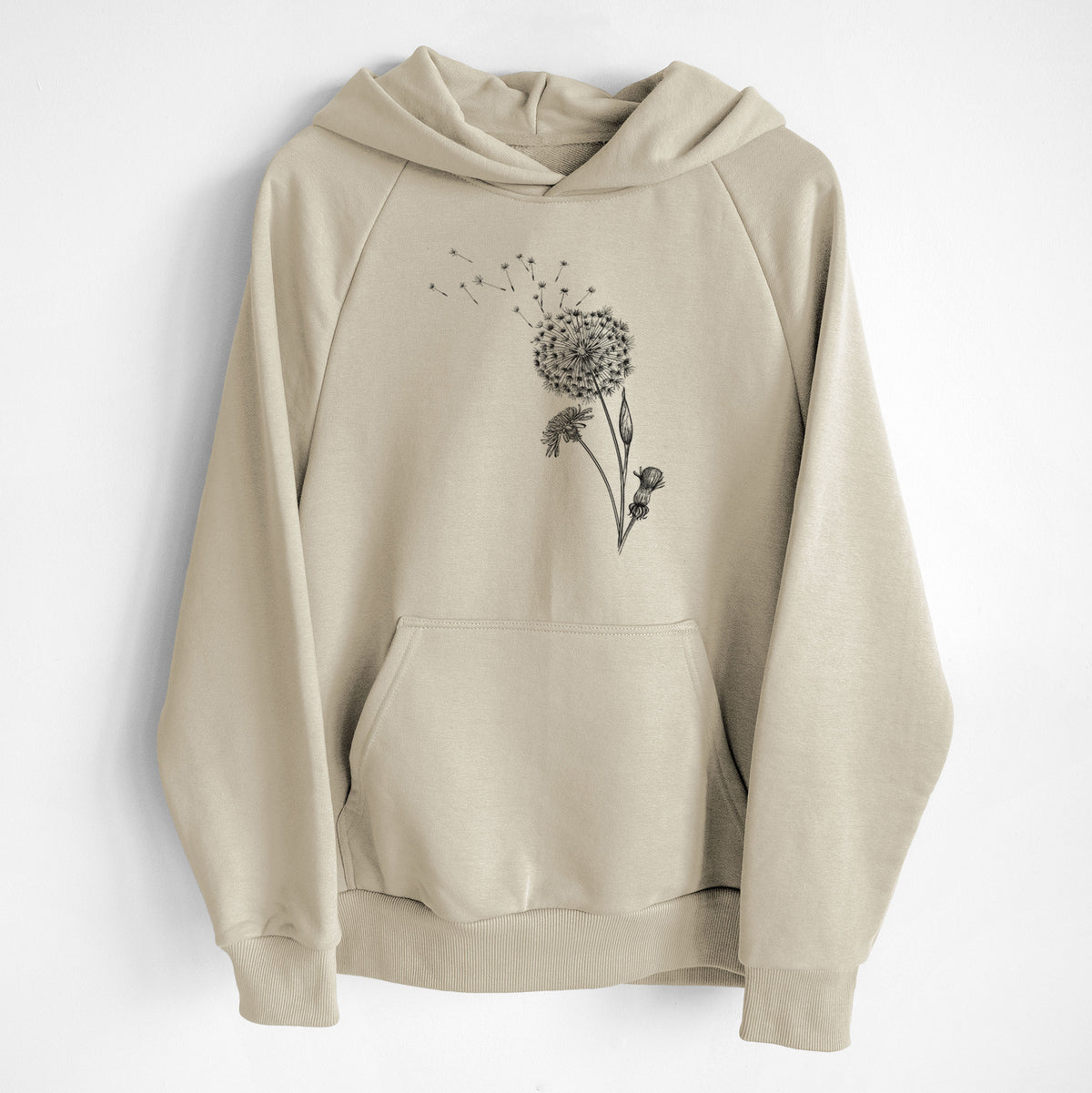 Common Dandelion - Taraxacum officinale - UltraLuxe Heavyweight French Terry Hoodie