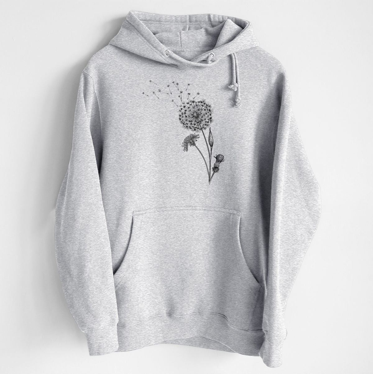 Common Dandelion - Taraxacum officinale - Heavyweight Fleece Hoodie