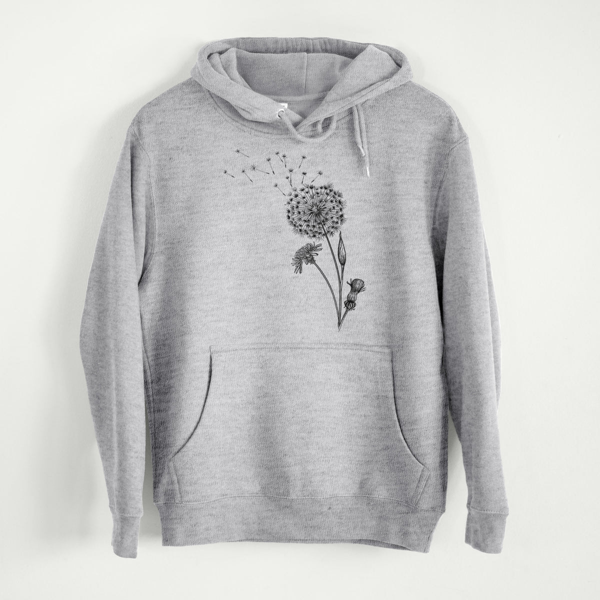 Common Dandelion - Taraxacum officinale  - Mid-Weight Unisex Premium Blend Hoodie